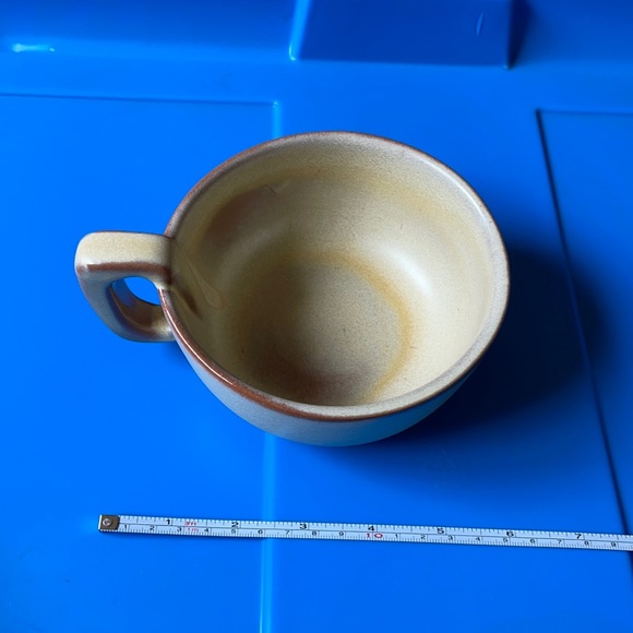 Vintage Frankoma Pottery #4SC Brown Soup Cups - Picture 1 of 4